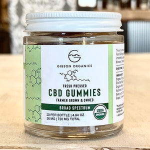 Gibson Organics Broad Spectrum CBD Gummies