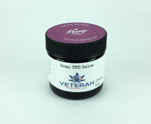 Veteran Grown Hemp CBD Salve - 1 oz.