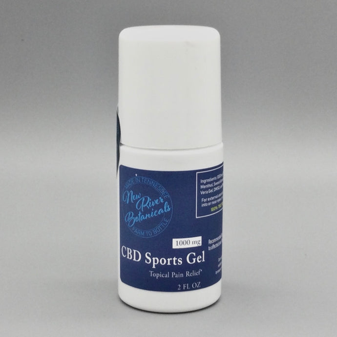 New River Botanicals 1,000mg Sports Gel